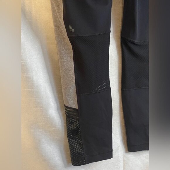 NWT Lole Panna Leggings  Ladies XL Black with Grey Accents - Picture 13 of 15